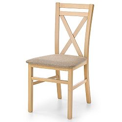 Sconto Jedálenská stolička DORAESZ biela/hnedá