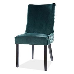 Sconto Jedálenská stolička LIUN zelená/čierna