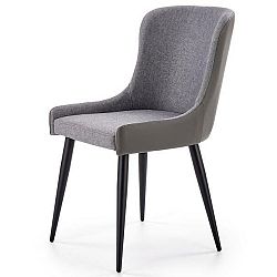 Sconto Jedálenská stolička SCK-333 sivá/čierna