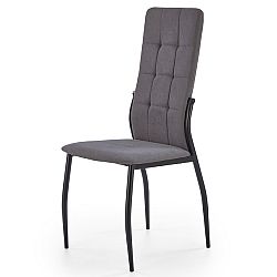 Sconto Jedálenská stolička SCK-334 sivá/čierna
