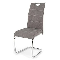 Sconto Jedálenská stolička SCK-349 sivá/chróm