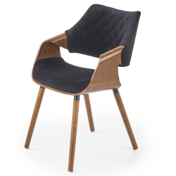 Sconto Jedálenská stolička SCK-396 orech/čierna