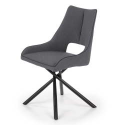 Sconto Jedálenská stolička SCK-409 sivá/čierna