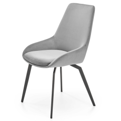Sconto Jedálenská stolička SCK-479 sivá/čierna