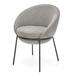 Sconto Jedálenská stolička SCK-482 sivá/čierna