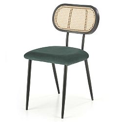 Sconto Jedálenská stolička SCK-503 tmavozelená