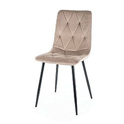 Sconto Jedálenská stolička TUM svetlosivá/čierna