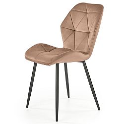 Sconto Jedálenská stolička ZAKIA béžová/čierna