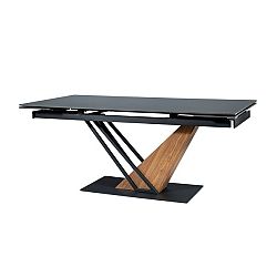 Sconto Jedálenský stôl GINISAS čierna/prírodná