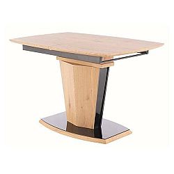 Sconto Jedálenský stôl HUESTUN dub/čierna