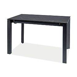 Sconto Jedálenský stôl MITRUPUL čierny mramor