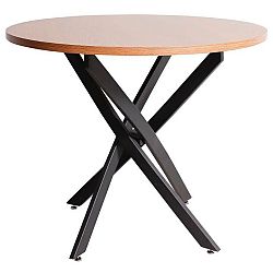 Sconto Jedálenský stôl OGAS 2 orech/čierna