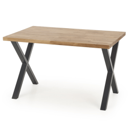 Sconto Jedálenský stôl OPIX 120 dub/čierna