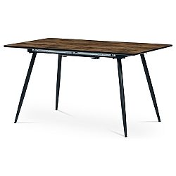 Sconto Jedálenský stôl WOODY dub/čierna