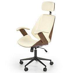 Sconto Kancelárska stolička AGNOZAU orech/čierna