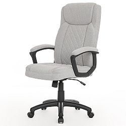 Sconto Kancelárska stolička DEREK svetlosivá