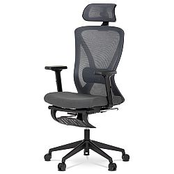 Sconto Kancelárska stolička GILBERT čierna