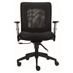 Sconto Kancelárska stolička JOHN čierna/červená