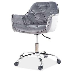 Sconto Kancelárska stolička SIGQ-190 staroružová