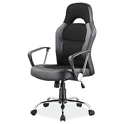 Sconto Kancelárske kreslo SIGQ-033 čierna/sivá