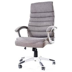 Sconto Kancelárske kreslo SIGQ-087 svetlosivá
