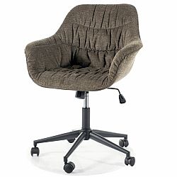 Sconto Kancelárske kreslo UBRU 213 tmavosivá