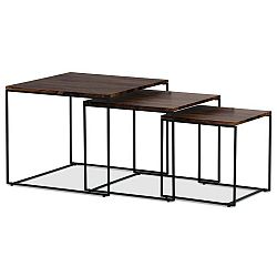 Sconto Konferenčný stolík FERRARA dub/čierna