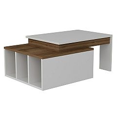 Sconto Konferenčný stolík KOLARADO biela/orech