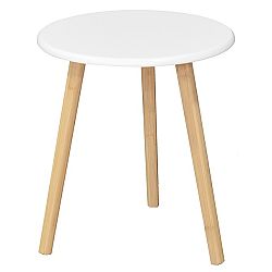 Sconto Konferenčný stolík SION prírodná/biela