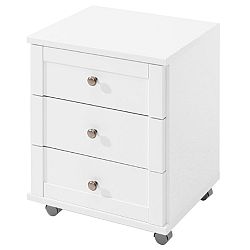 Sconto Kontajner VANNES biela, 3 zásuvky