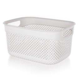 Sconto Košík BRILANZ plast, biela