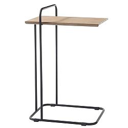 Sconto Odkladací stolík GEZAN dub/čierna