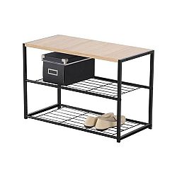 Sconto Polica na topánky FU122JW prírodná/čierna