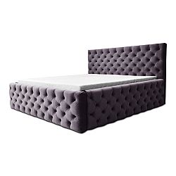 Sconto Posteľ CHESTERFIELD zelená, 140x200 cm