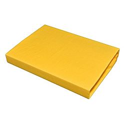 Sconto Prestieradlo BASIC LINE žltá, 100x200 cm