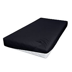 Sconto Prestieradlo HOME STORY čierna, 100x200 cm