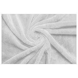 Sconto Prestieradlo PLYŠ 1 biela, 90x200 cm