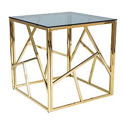 Sconto Prístavný stolík ISCODO strieborná