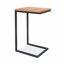 Sconto Prístavný stolík LORGU dub/čierna