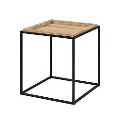 Sconto Prístavný stolík MIRADO dub/čierna