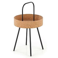 Sconto Prístavný stolík MOSHO prírodná/čierna