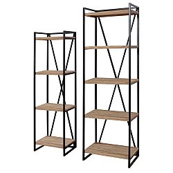 Sconto Regál/knižnica TUCSON 2 sada 2 ks, akácia