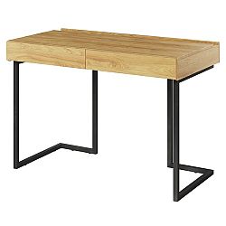 Sconto Regál LENNY dub artisan/béžová/hľuzovková