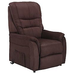 Sconto Relaxačné kreslo IGNACIO tmavohnedá