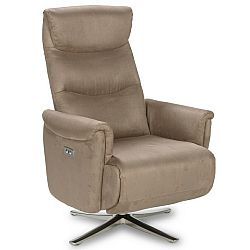 Sconto Relaxačné kreslo LYSANDER hnedá