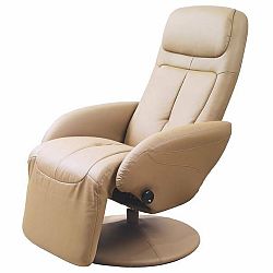 Sconto Relaxačné kreslo UPTAMO čierna