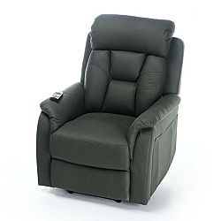 Sconto Relaxačné TV kreslo KACIE tmavosivá