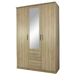 Sconto Šatníková skriňa AULIN dub sonoma