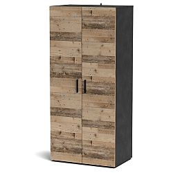 Sconto Šatníková skriňa BERNO 5 antracitová