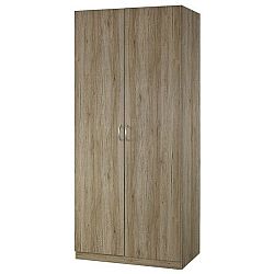 Sconto Šatníková skriňa CASE 3731 biela